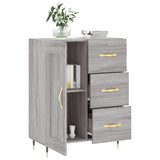 Sonoma gray sideboard 69.5x34x90 cm engineered wood