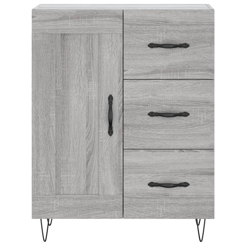 Buffet sonoma gris 69,5x34x90 cm bois d'ingénierie