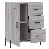 Buffet sonoma gris 69,5x34x90 cm bois d'ingénierie