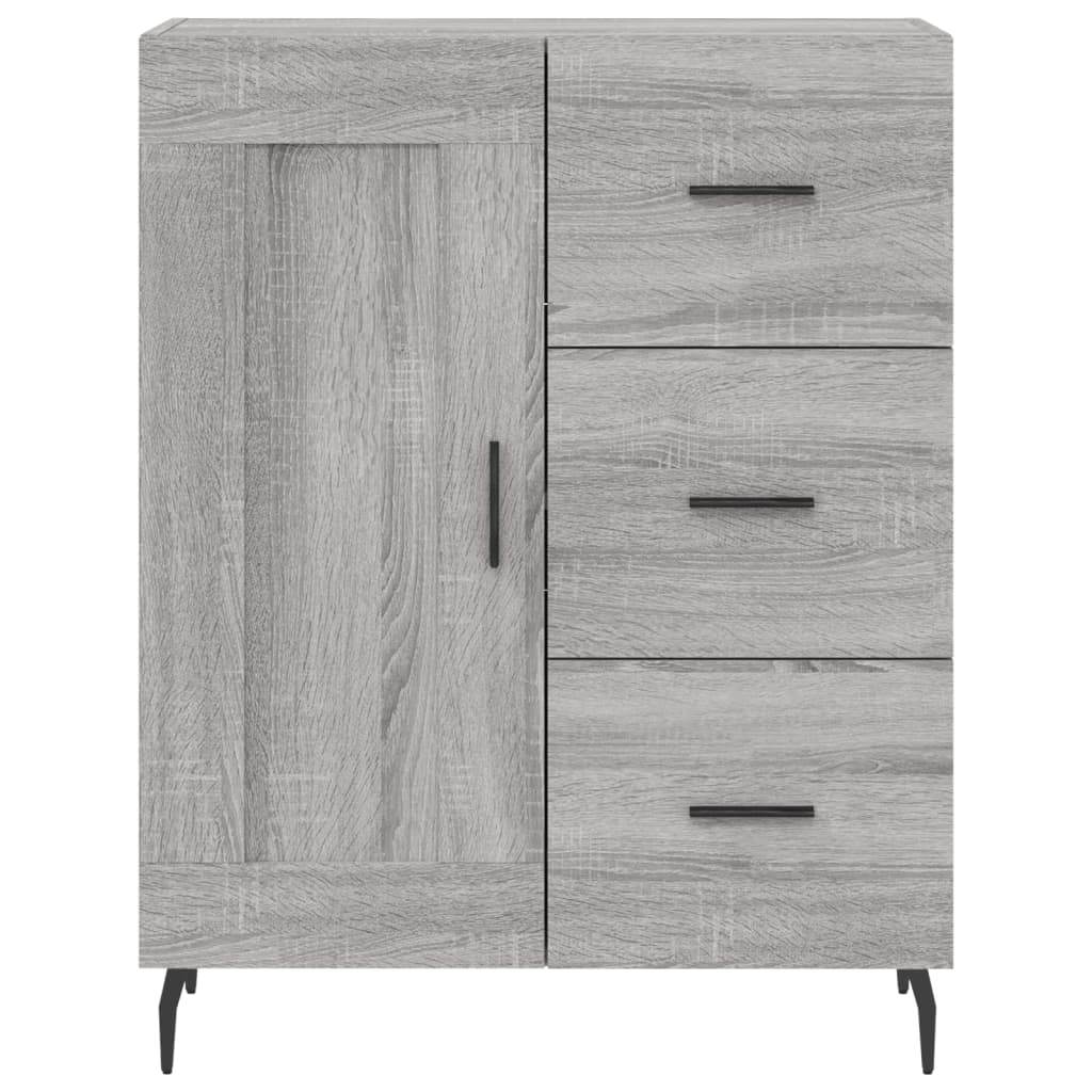 Buffet sonoma gris 69,5x34x90 cm bois d'ingénierie