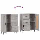 Buffet sonoma gris 69,5x34x90 cm bois d'ingénierie