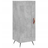 Buffet Gris béton 34,5x34x90 cm Bois d'ingénierie