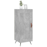 Buffet Gris béton 34,5x34x90 cm Bois d'ingénierie