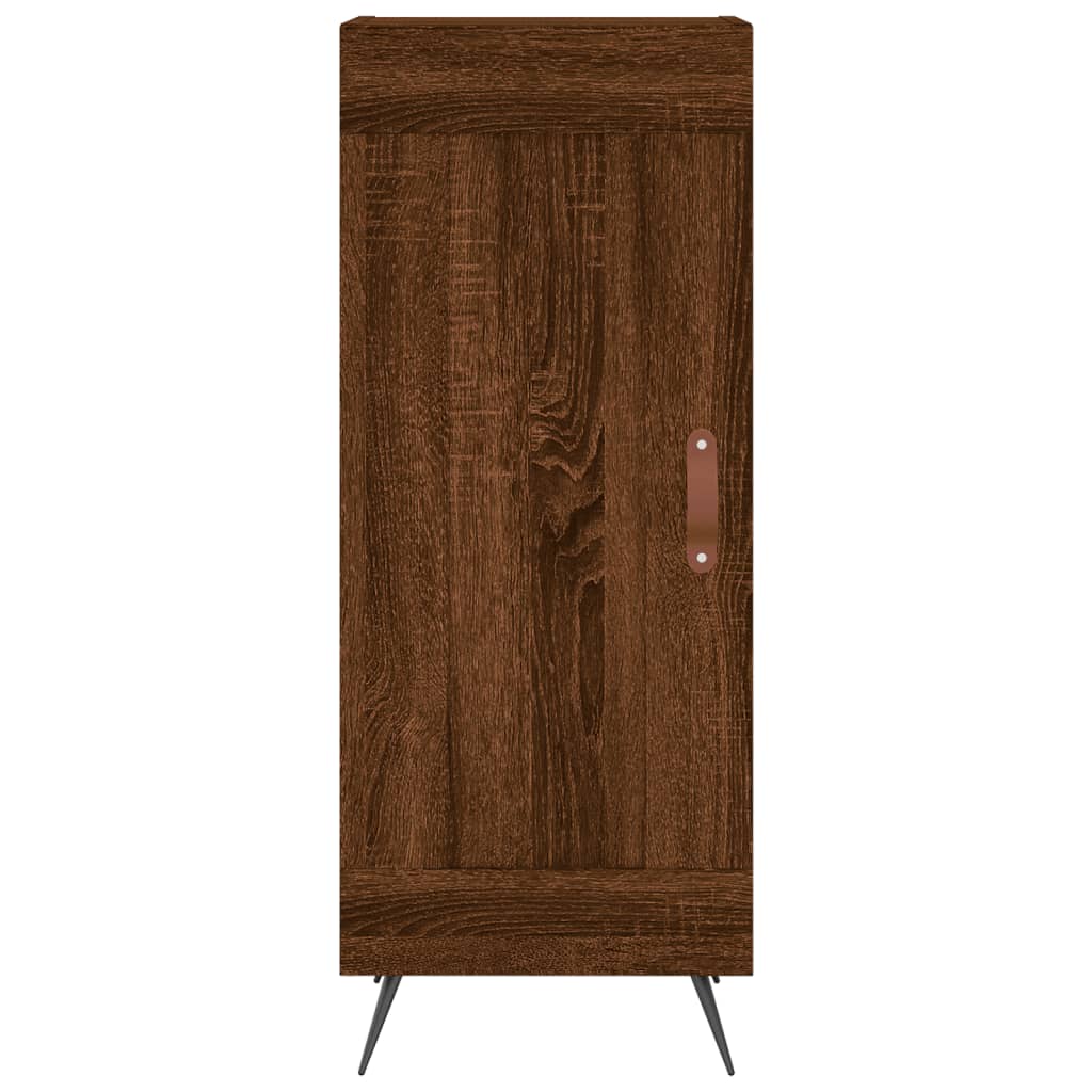 Buffet Chêne marron 34,5x34x90 cm Bois d'ingénierie