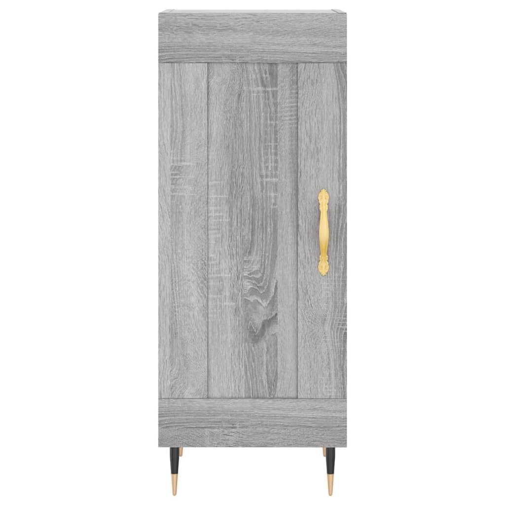 Sonoma gray sideboard 34.5x34x90 cm Engineered wood