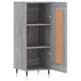 Sonoma graues Sideboard 34,5x34x90 cm Holzwerkstoff