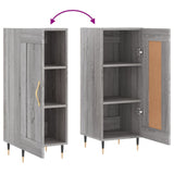 Buffet Sonoma gris 34,5x34x90 cm Bois d'ingénierie