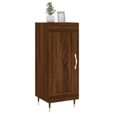 Buffet Chêne marron 34,5x34x90 cm Bois d'ingénierie