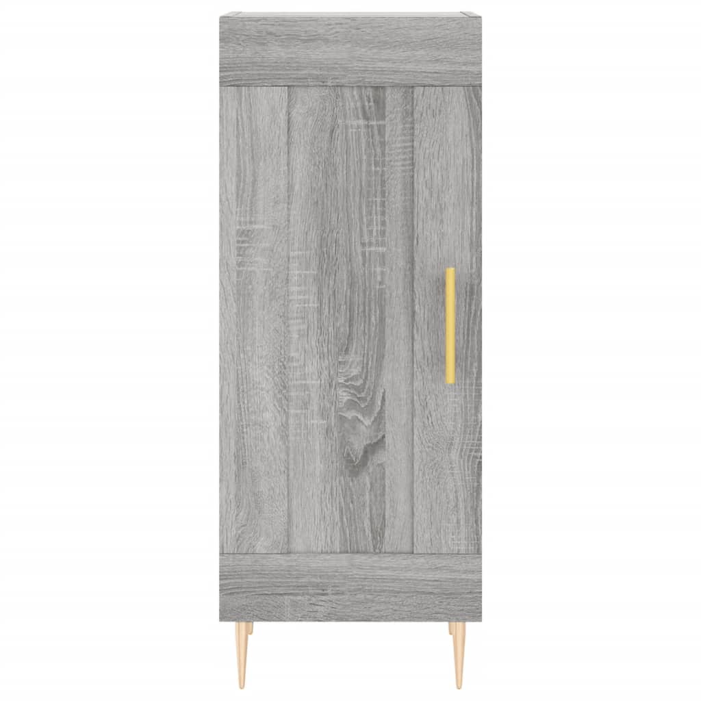 Sonoma graues Sideboard 34,5x34x90 cm Holzwerkstoff