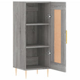 Buffet Sonoma gris 34,5x34x90 cm Bois d'ingénierie