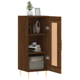 Buffet Chêne marron 34,5x34x90 cm Bois d'ingénierie