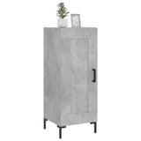 Buffet Gris béton 34,5x34x90 cm Bois d'ingénierie