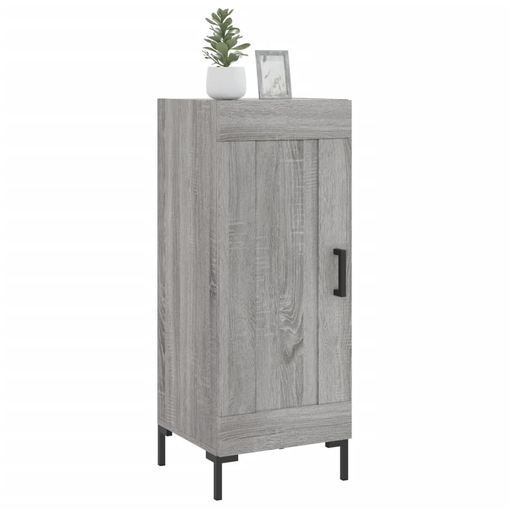 Buffet Sonoma gris 34,5x34x90 cm Bois d'ingénierie