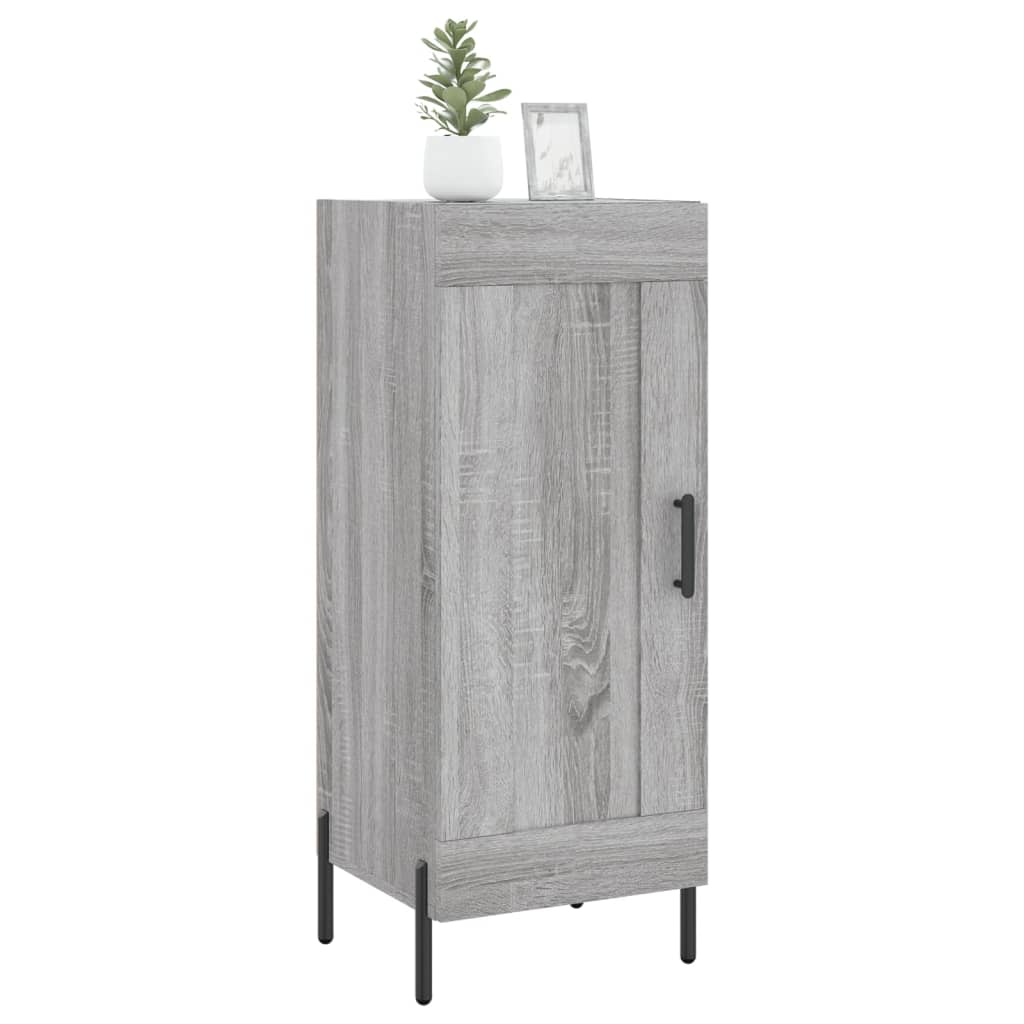 Sonoma gray sideboard 34.5x34x90 cm Engineered wood