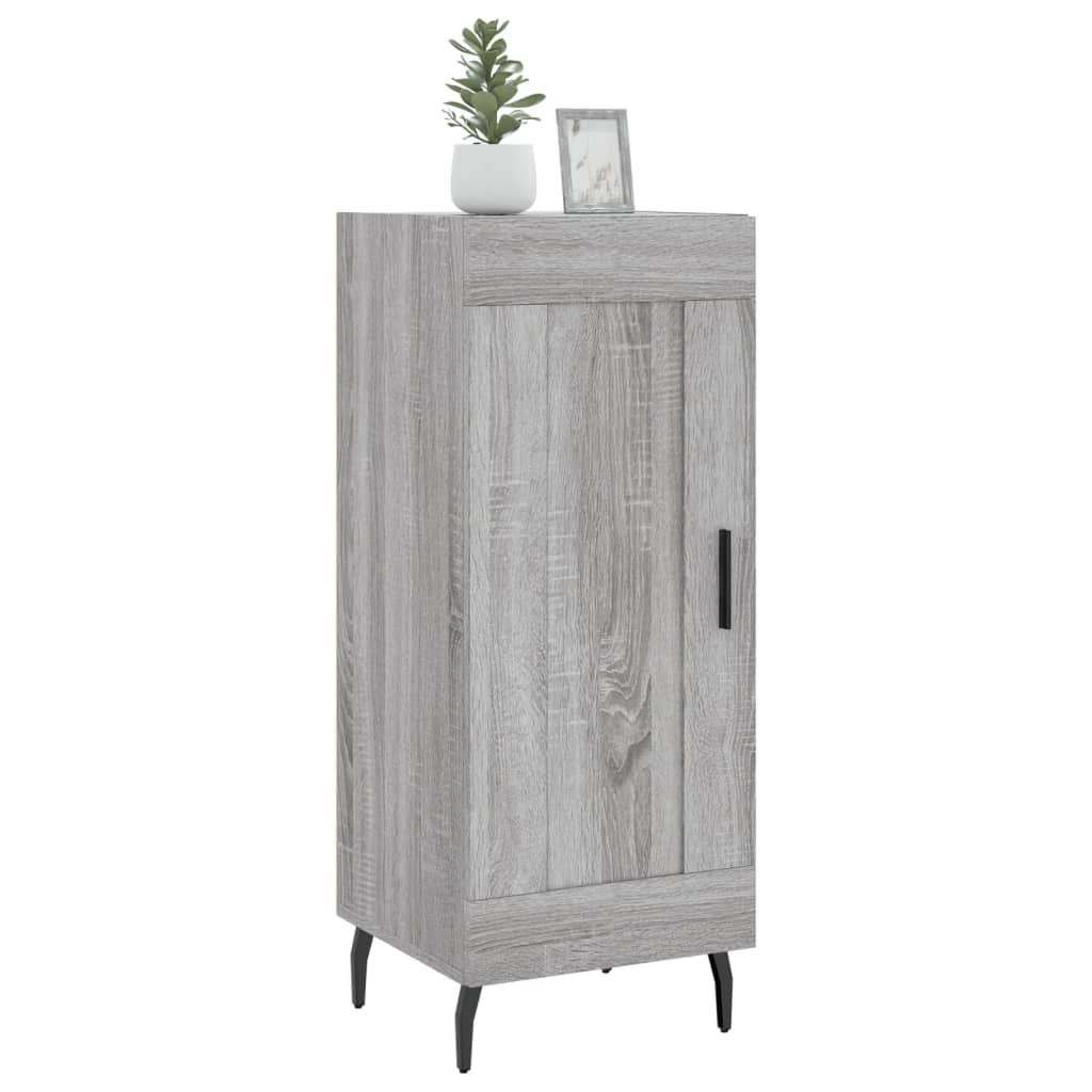 Sonoma graues Sideboard 34,5x34x90 cm Holzwerkstoff