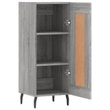 Sonoma graues Sideboard 34,5x34x90 cm Holzwerkstoff