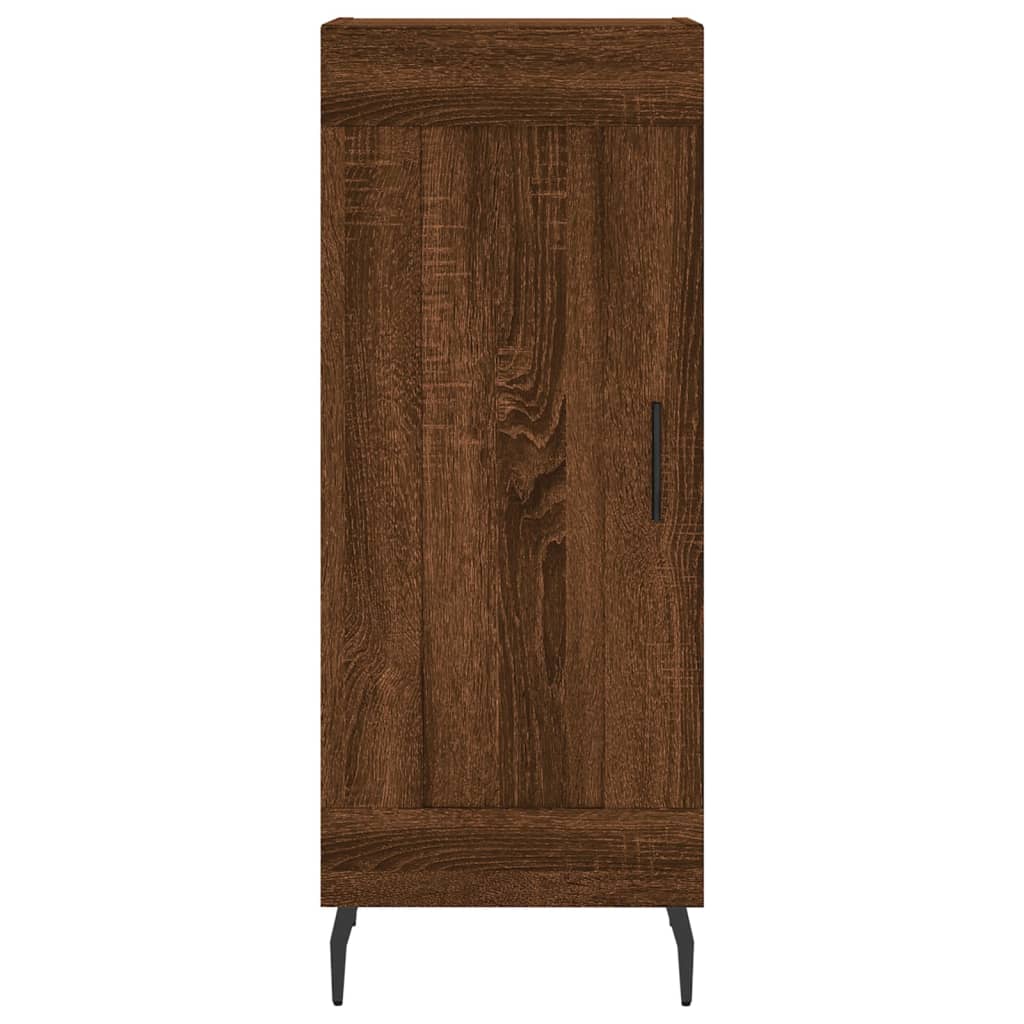 Buffet Chêne marron 34,5x34x90 cm Bois d'ingénierie