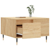 Sonoma oak coffee table 55x55x36.5 cm engineered wood