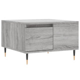 Sonoma grauer Couchtisch 55x55x36,5 cm, Holzwerkstoff