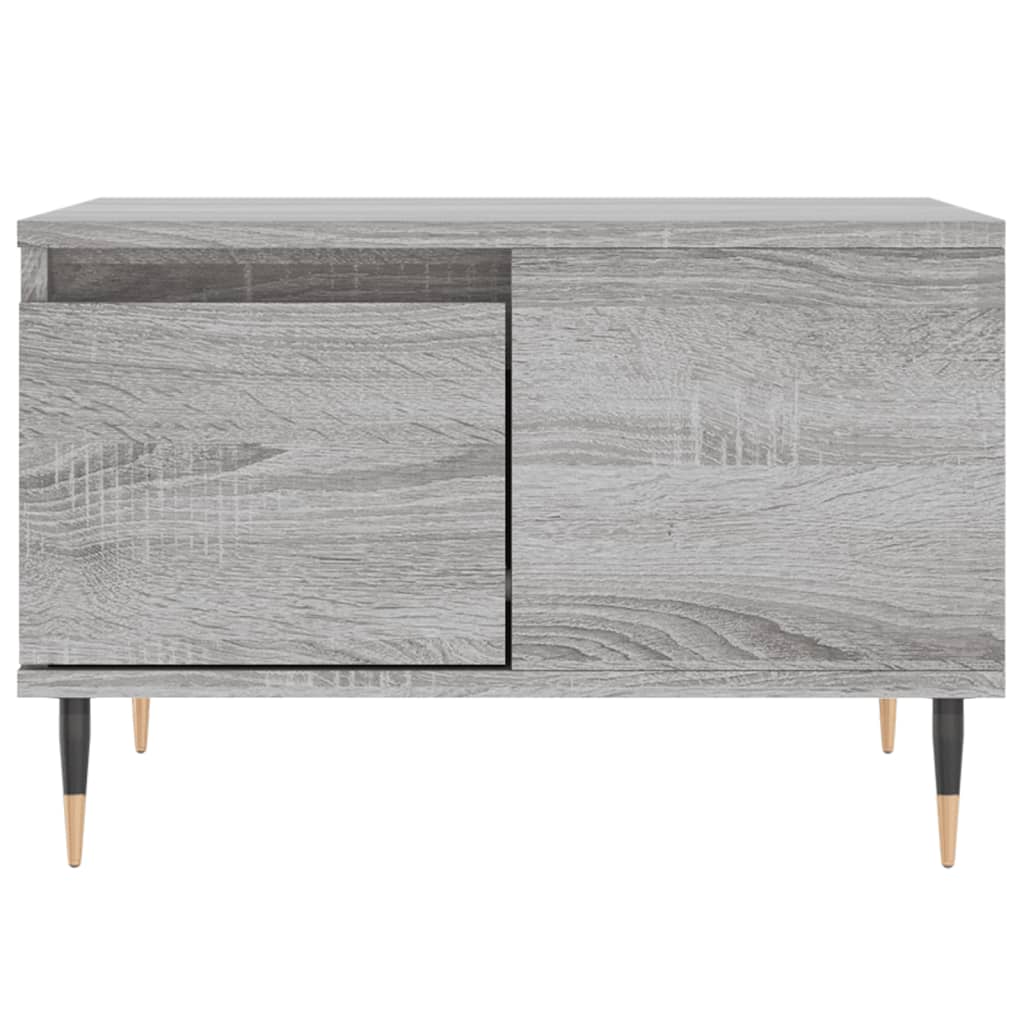 Sonoma coffee table gray 55x55x36.5 cm engineered wood