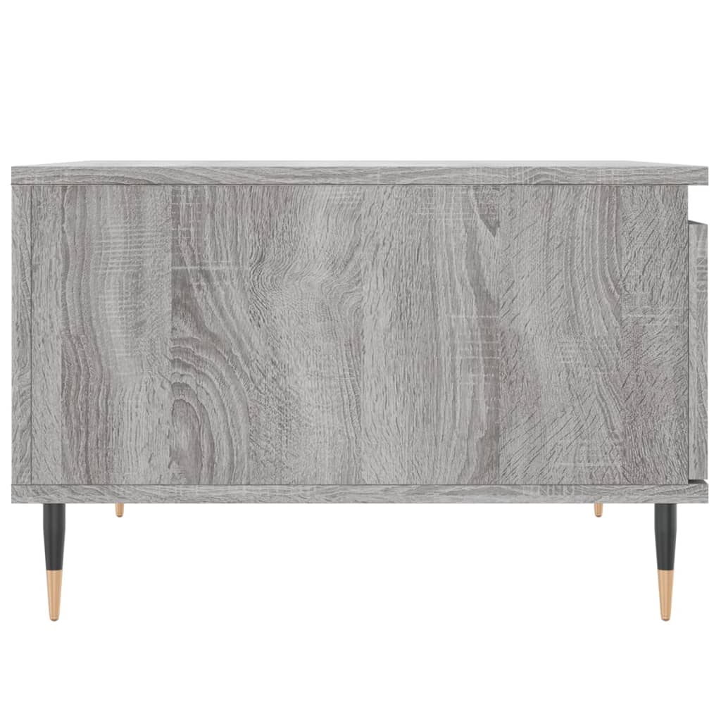 Sonoma coffee table gray 55x55x36.5 cm engineered wood