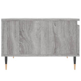 Sonoma grauer Couchtisch 55x55x36,5 cm, Holzwerkstoff