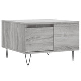 Sonoma coffee table gray 55x55x36.5 cm engineered wood