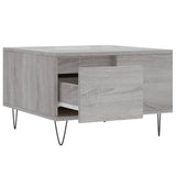 Sonoma coffee table gray 55x55x36.5 cm engineered wood