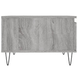 Sonoma coffee table gray 55x55x36.5 cm engineered wood