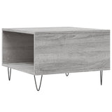 Sonoma coffee table gray 55x55x36.5 cm engineered wood