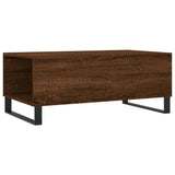 Table basse Chêne marron 90x50x36,5 cm Bois d'ingénierie