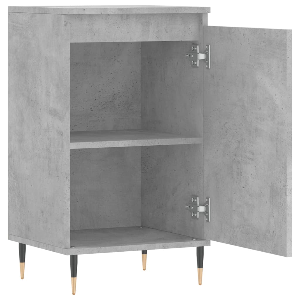 Betongraues Sideboard 40x35x70 cm, Holzwerkstoff