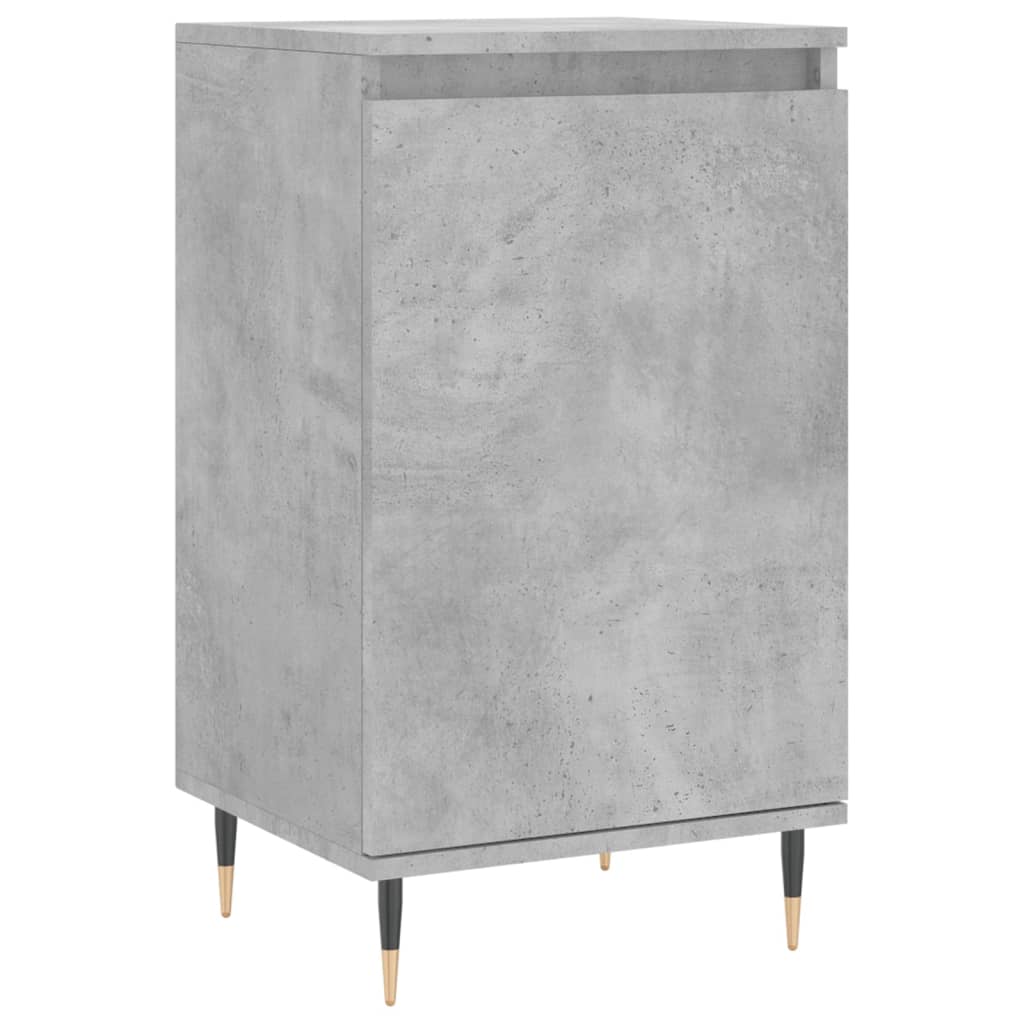 Buffets 2 pcs gris béton 40x35x70 cm bois d'ingénierie