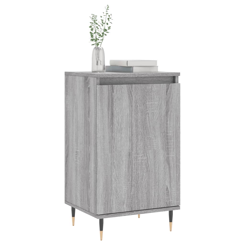 Buffets 2 pcs sonoma gris 40x35x70 cm bois d'ingénierie