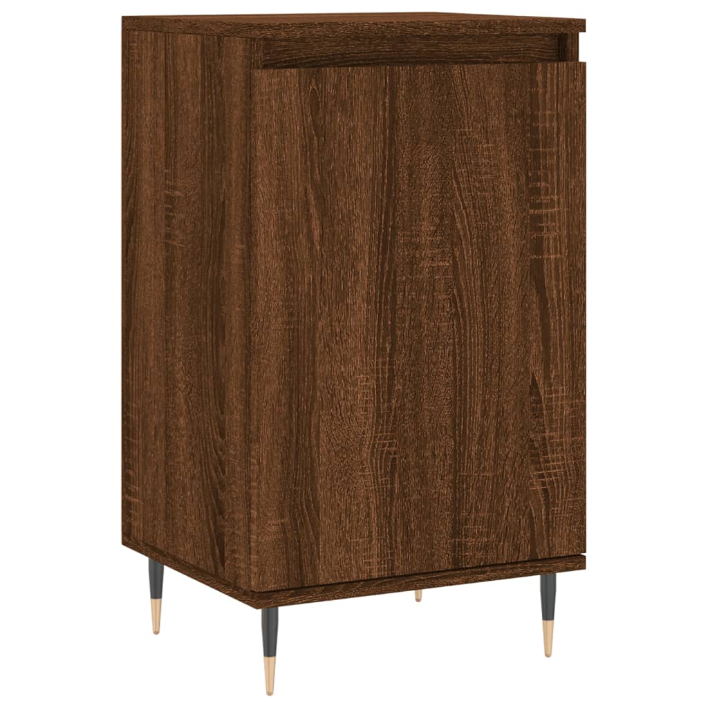 Sideboard aus brauner Eiche, 40 x 35 x 70 cm, Holzwerkstoff