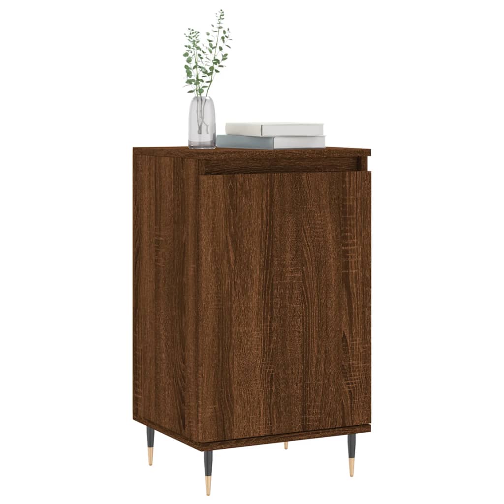 Sideboard aus brauner Eiche, 40 x 35 x 70 cm, Holzwerkstoff