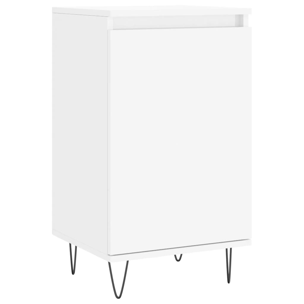 Buffets 2 pcs blanc 40x35x70 cm bois d’ingénierie