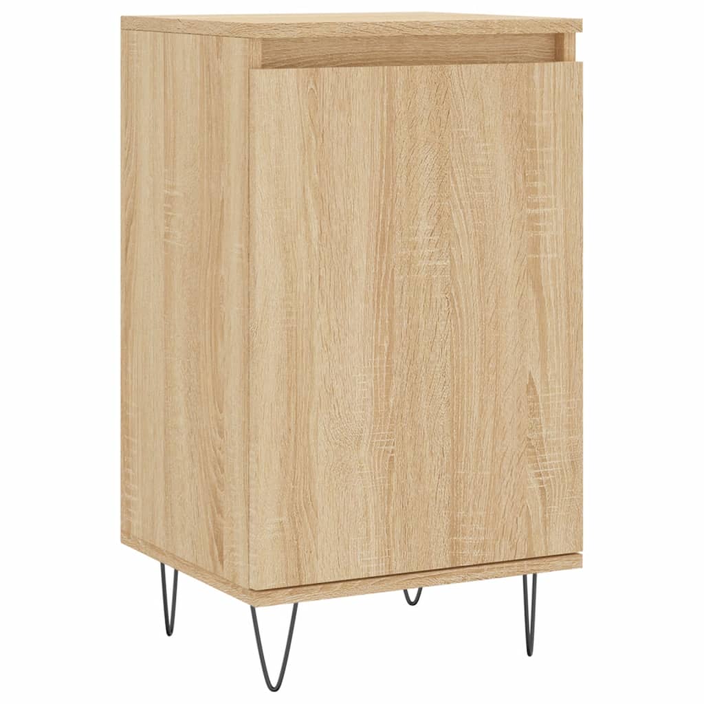 Buffets 2 pcs chêne sonoma 40x35x70 cm bois d'ingénierie