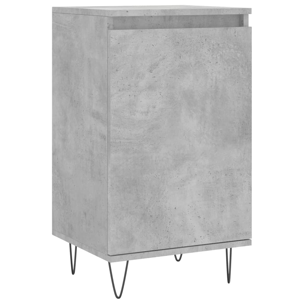 Betongraues Sideboard 40x35x70 cm, Holzwerkstoff