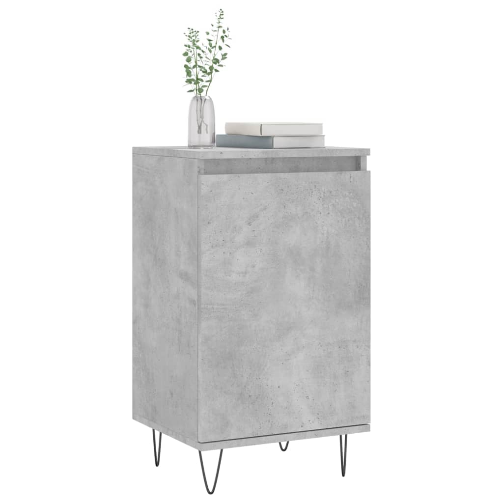 Betongraues Sideboard 40x35x70 cm, Holzwerkstoff