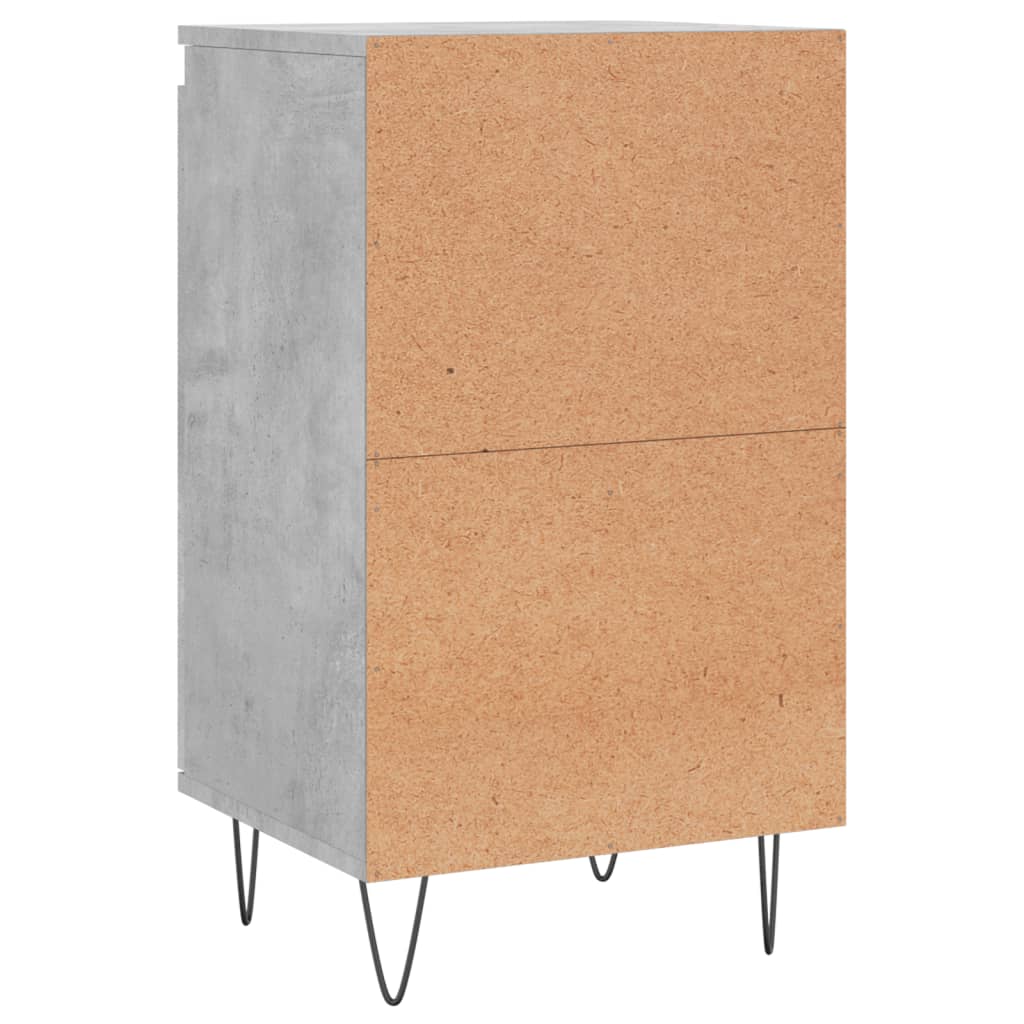 Betongraues Sideboard 40x35x70 cm, Holzwerkstoff