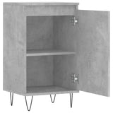 Buffets 2 pcs gris béton 40x35x70 cm bois d'ingénierie