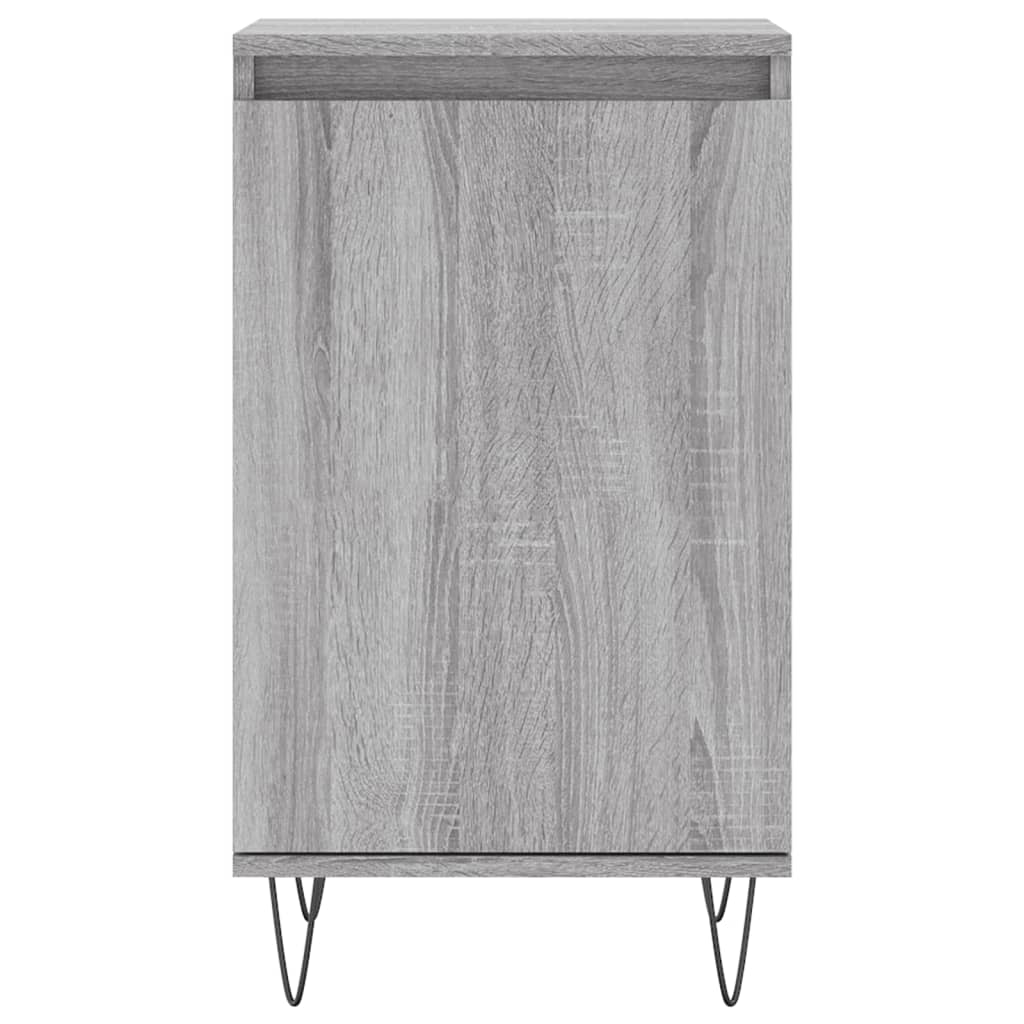 Sideboards 2 Stück sonomagrau 40x35x70 cm Holzwerkstoff