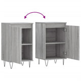 Buffets 2 pcs sonoma gris 40x35x70 cm bois d'ingénierie