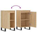 Buffets 2 pcs chêne sonoma 40x35x70 cm bois d'ingénierie