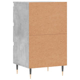 Betongraues Sideboard 40x35x70 cm, Holzwerkstoff