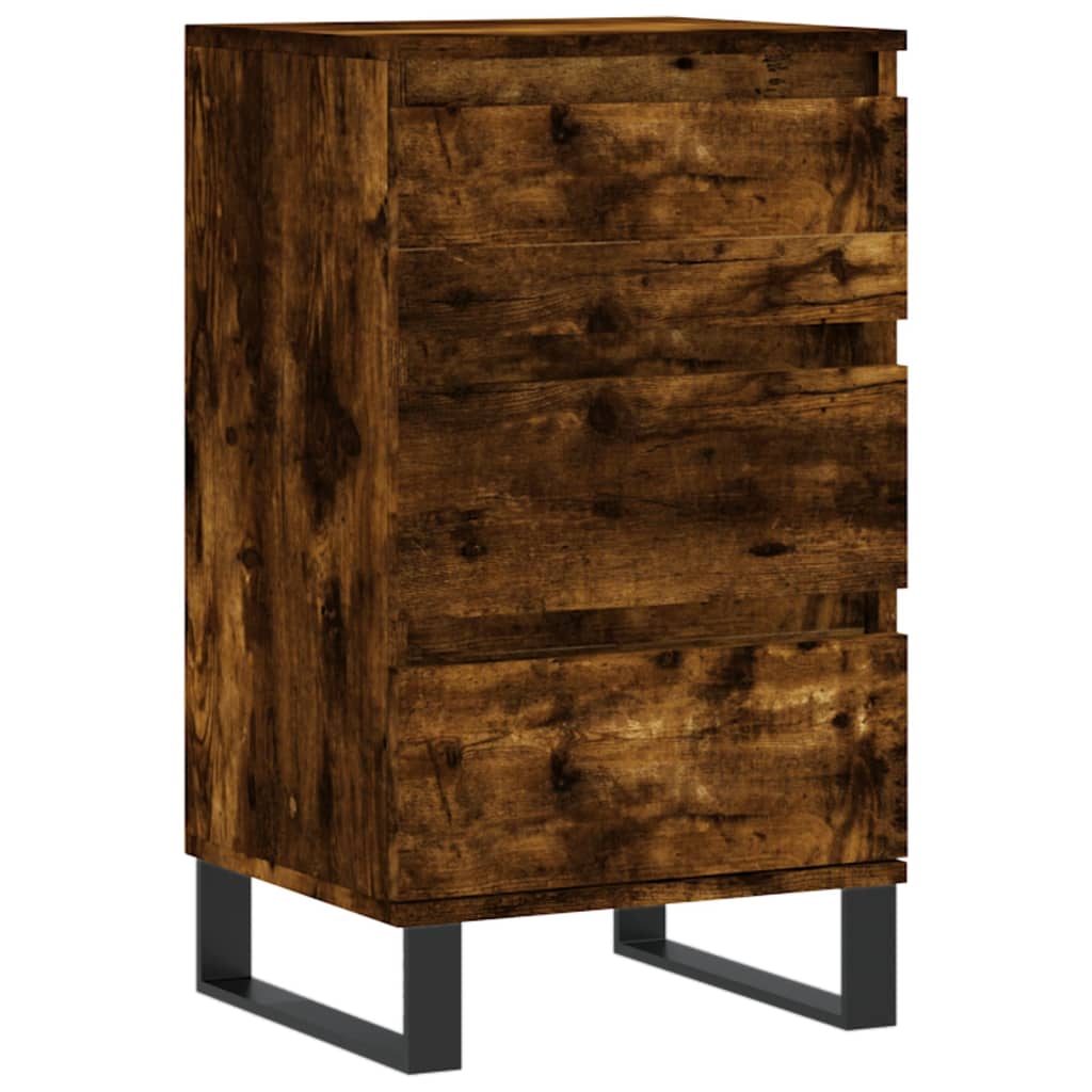 Sideboard aus geräucherter Eiche, 40 x 35 x 70 cm, Holzwerkstoff