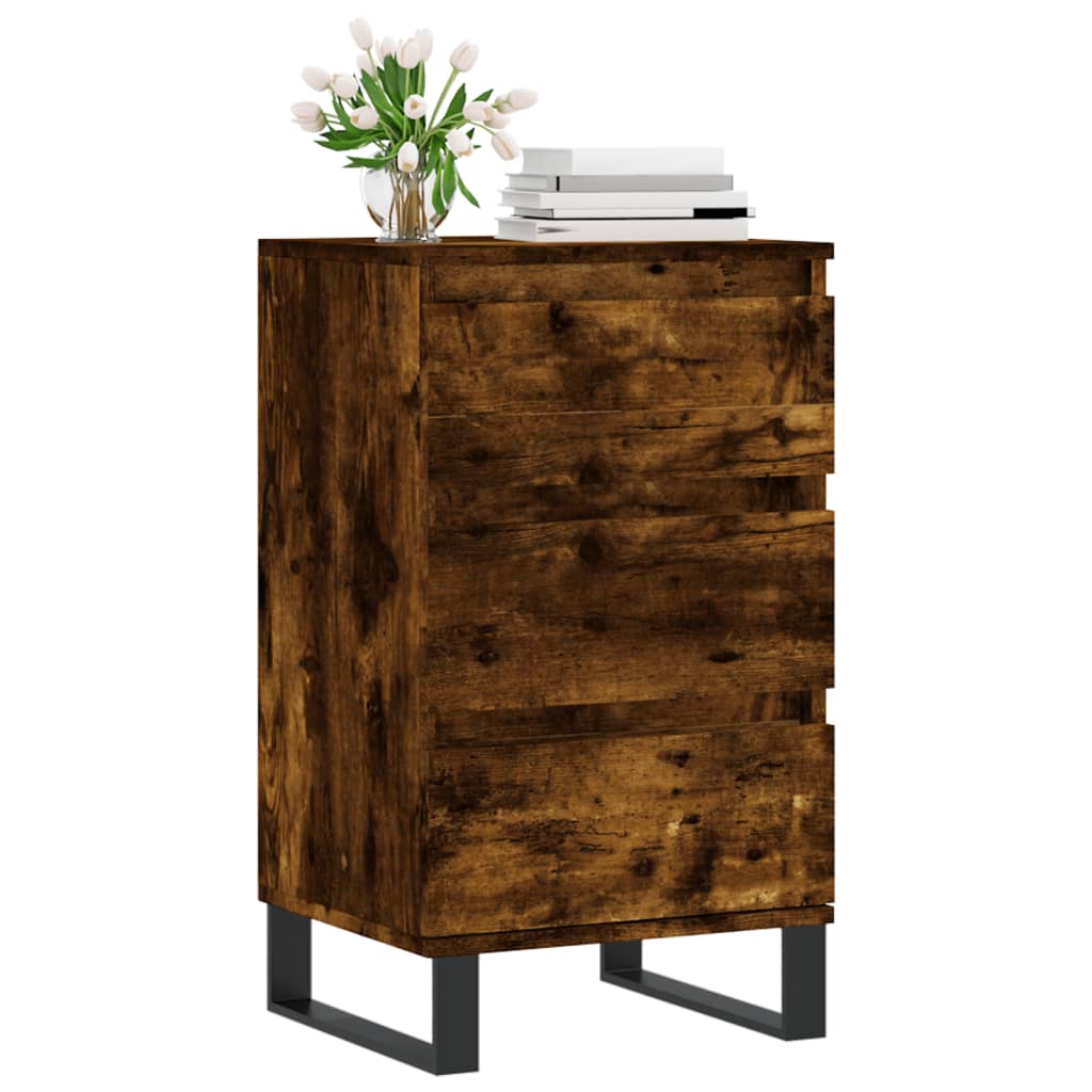 Sideboard aus geräucherter Eiche, 40 x 35 x 70 cm, Holzwerkstoff