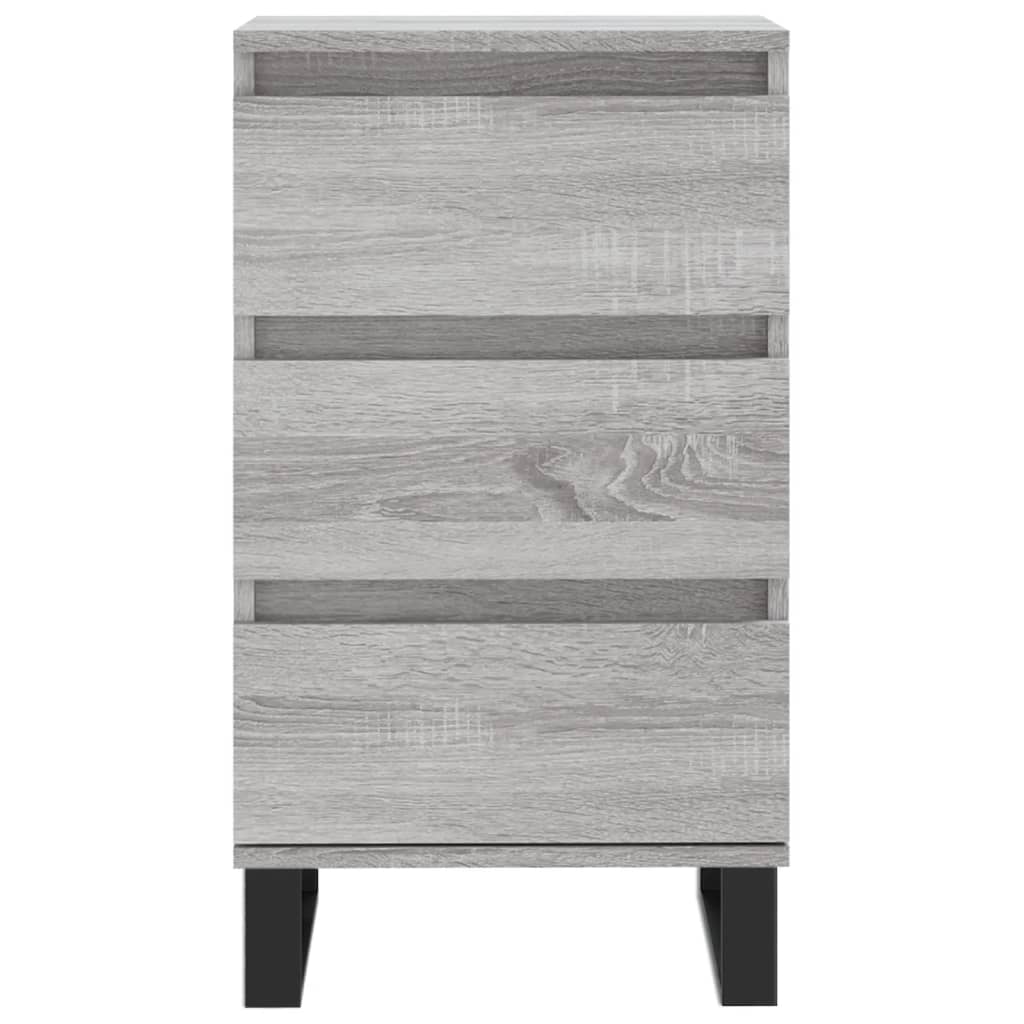 Sonoma graues Sideboard 40x35x70 cm, Holzwerkstoff