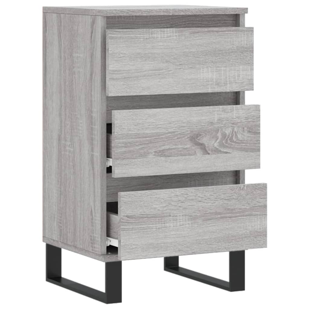 Sonoma graues Sideboard 40x35x70 cm, Holzwerkstoff